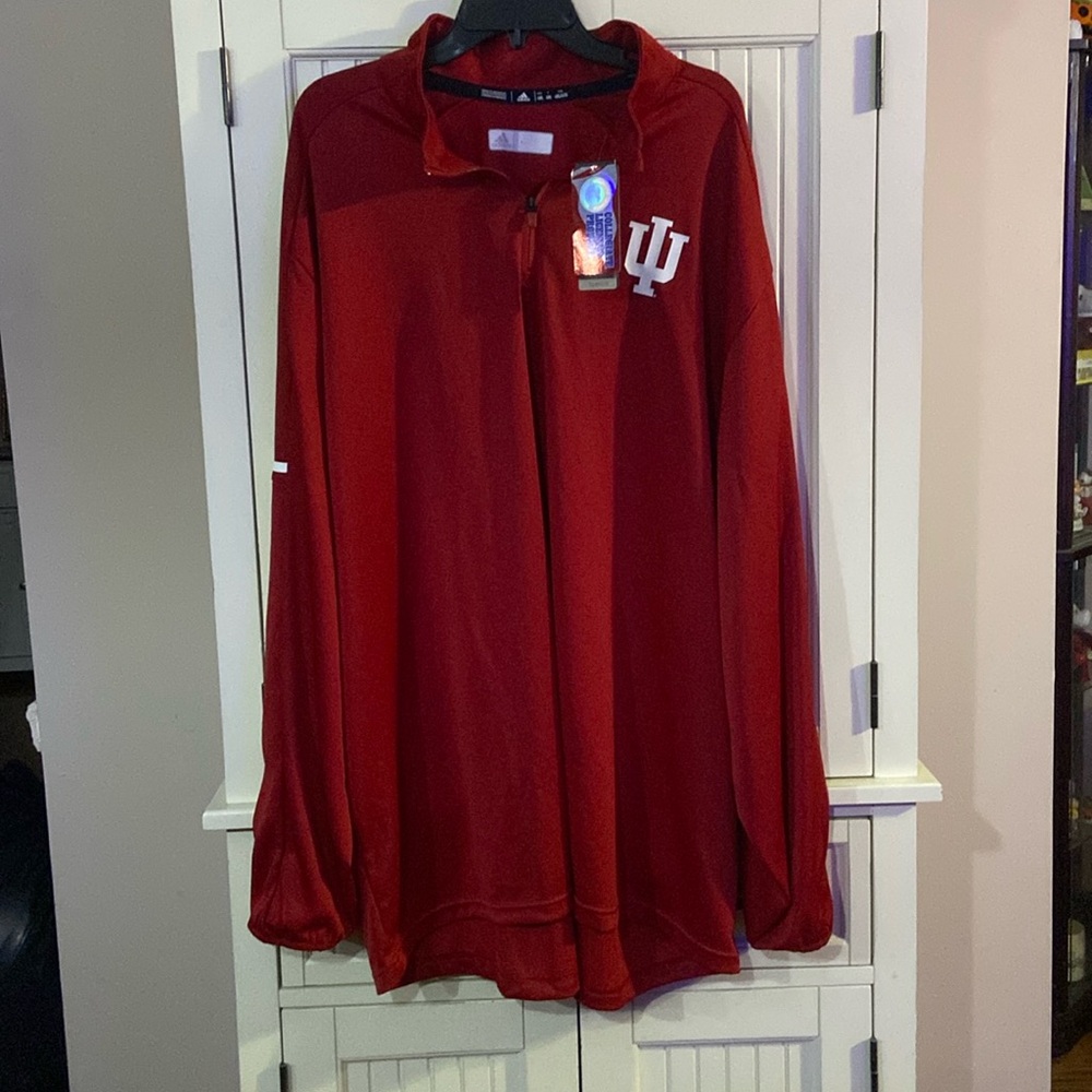Adidas Red Men's Shirt with Logo